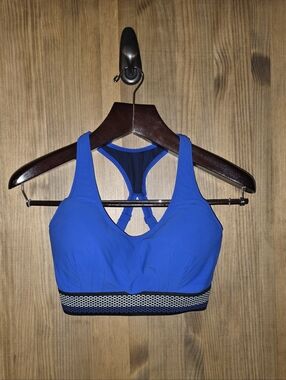 Profile Sport By Gottex Blue Sport Swim Top with Supportive Racerback